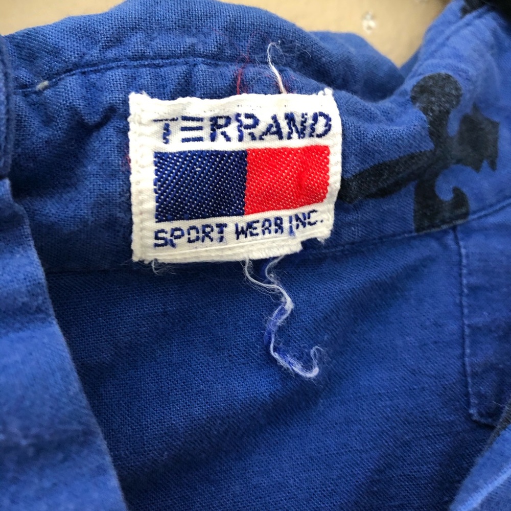 Cropped Blue Button Up - Picture 5 of 7
